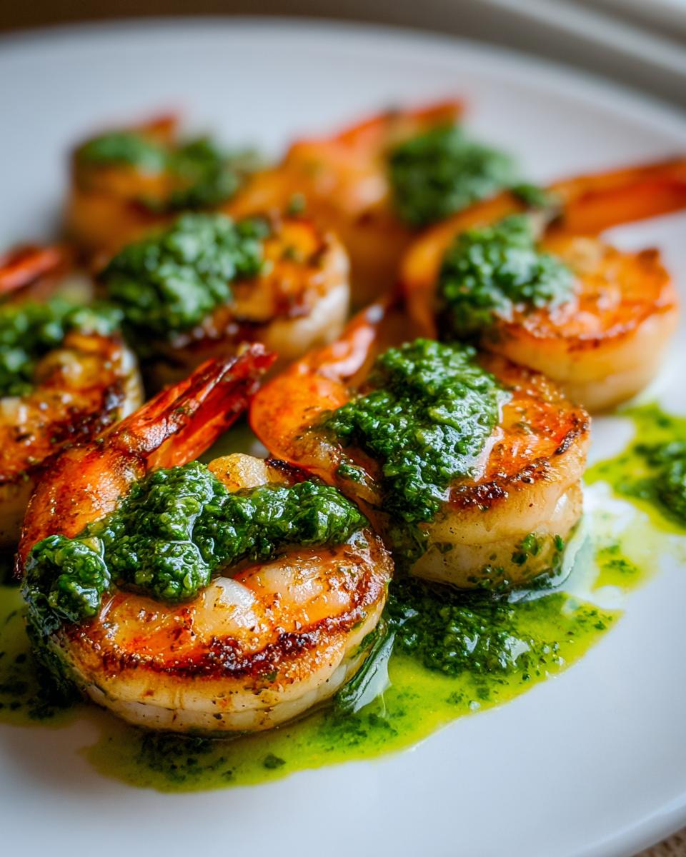 1 Potent 20-Min Pan Seared Chimichurri Shrimp Recipe! 4 Pan Seared Chimichurri Shrimp - The Epicurean Mouse - detail 1