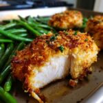 Parmesan Crusted Chicken Sheet Pan Dinner
