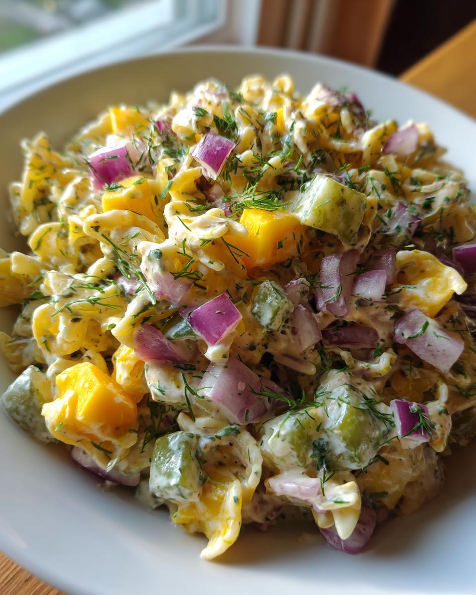 Pinterest image for dill pickle pasta salad recipe | Cold pasta salad recipes, Cooking recipes, Recipes - detail 1