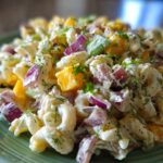 Pinterest image for dill pickle pasta salad recipe | Cold pasta salad recipes, Cooking recipes, Recipes