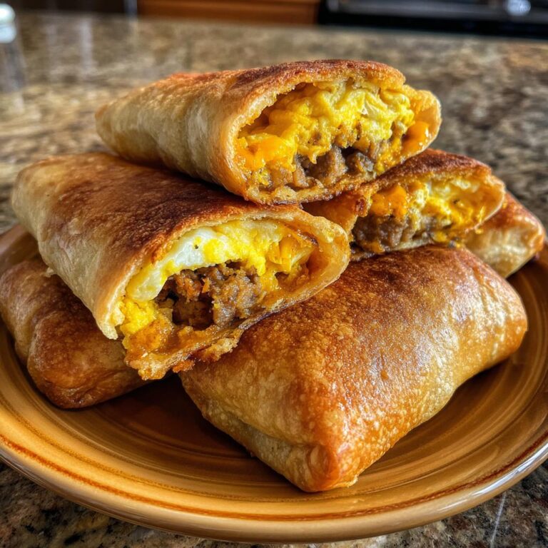 Quick & Delicious Sausage Egg Breakfast Rolls – The Perfect Brunch Bite!