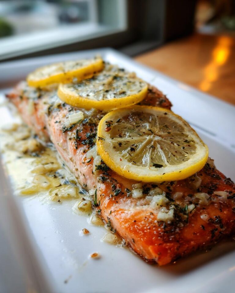 Sheet Pan Lemon Garlic Butter Salmon