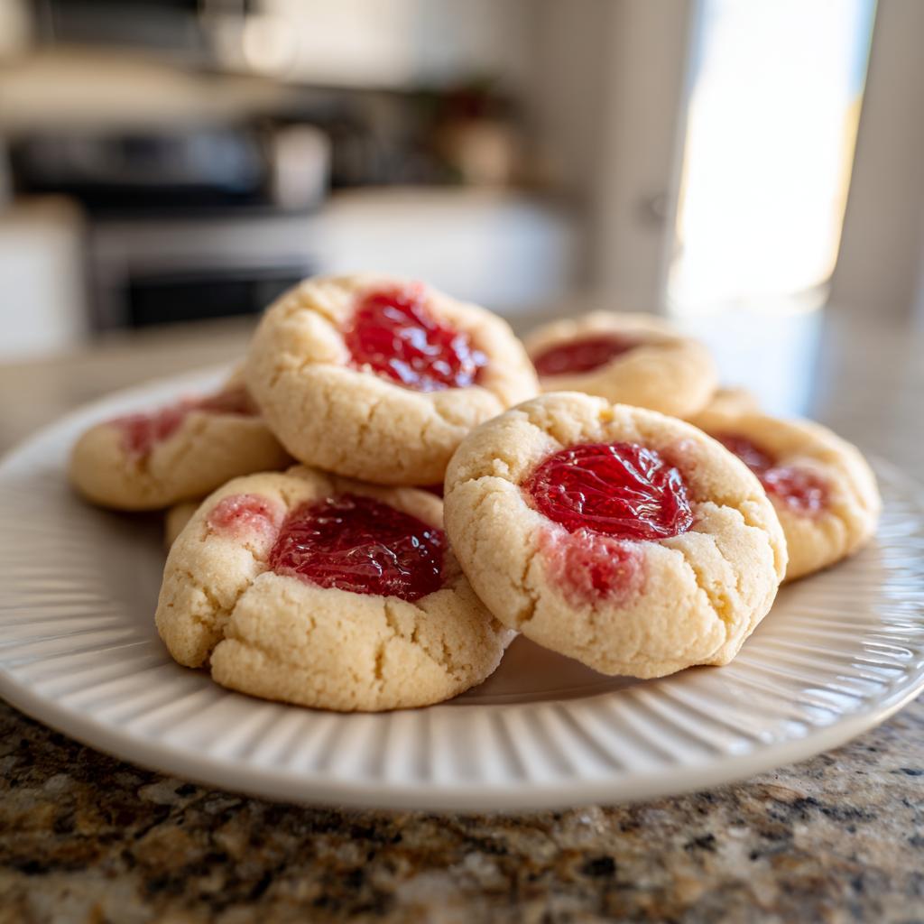 Unwrap 10 Strawberry Kiss Cookies: Soft & Sweet! 4 Strawberry Kiss Cookies (Soft, Pretty & Easy!) - detail 1