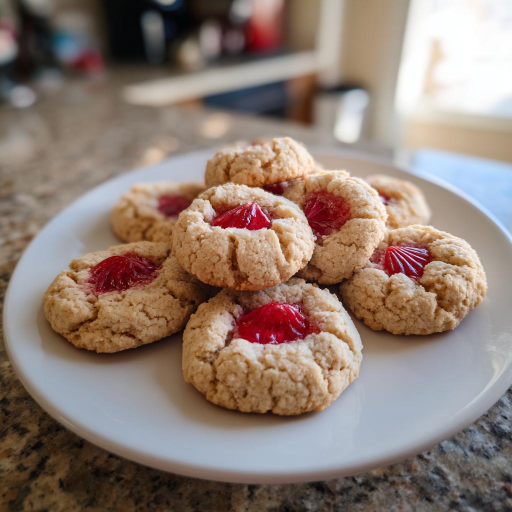 Unwrap 10 Strawberry Kiss Cookies: Soft & Sweet! 5 Strawberry Kiss Cookies (Soft, Pretty & Easy!) - detail 2