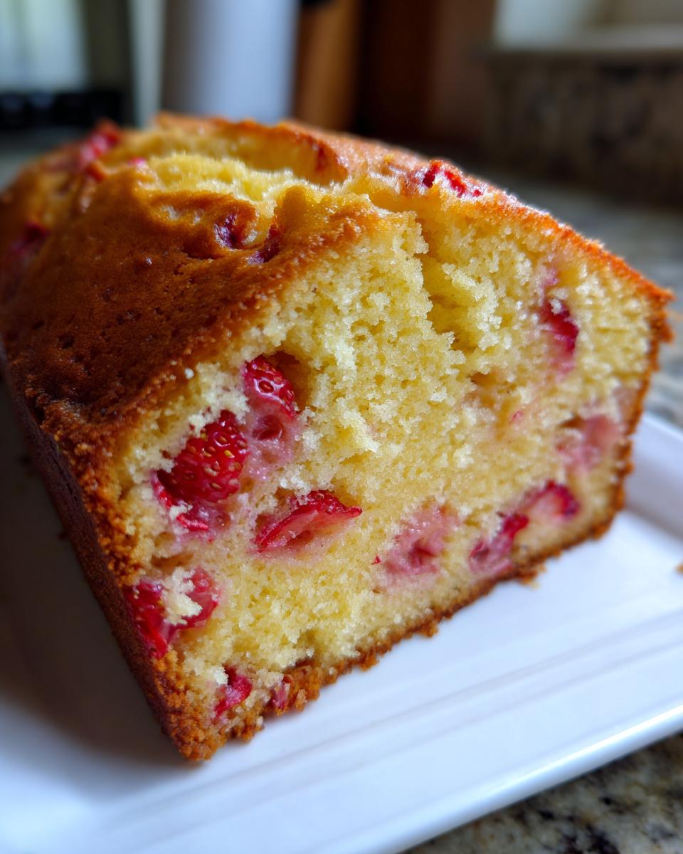 Strawberry Pound Cake - detail 2