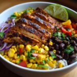 Amazing 15-Min Street Corn Chicken Rice Bowl Recipe! 11 Street Corn Chicken Rice Bowl