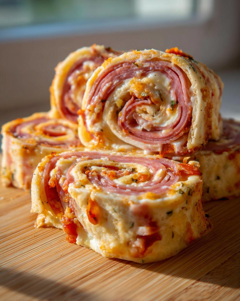 Zesty Italian Pinwheels Recipe - detail 2
