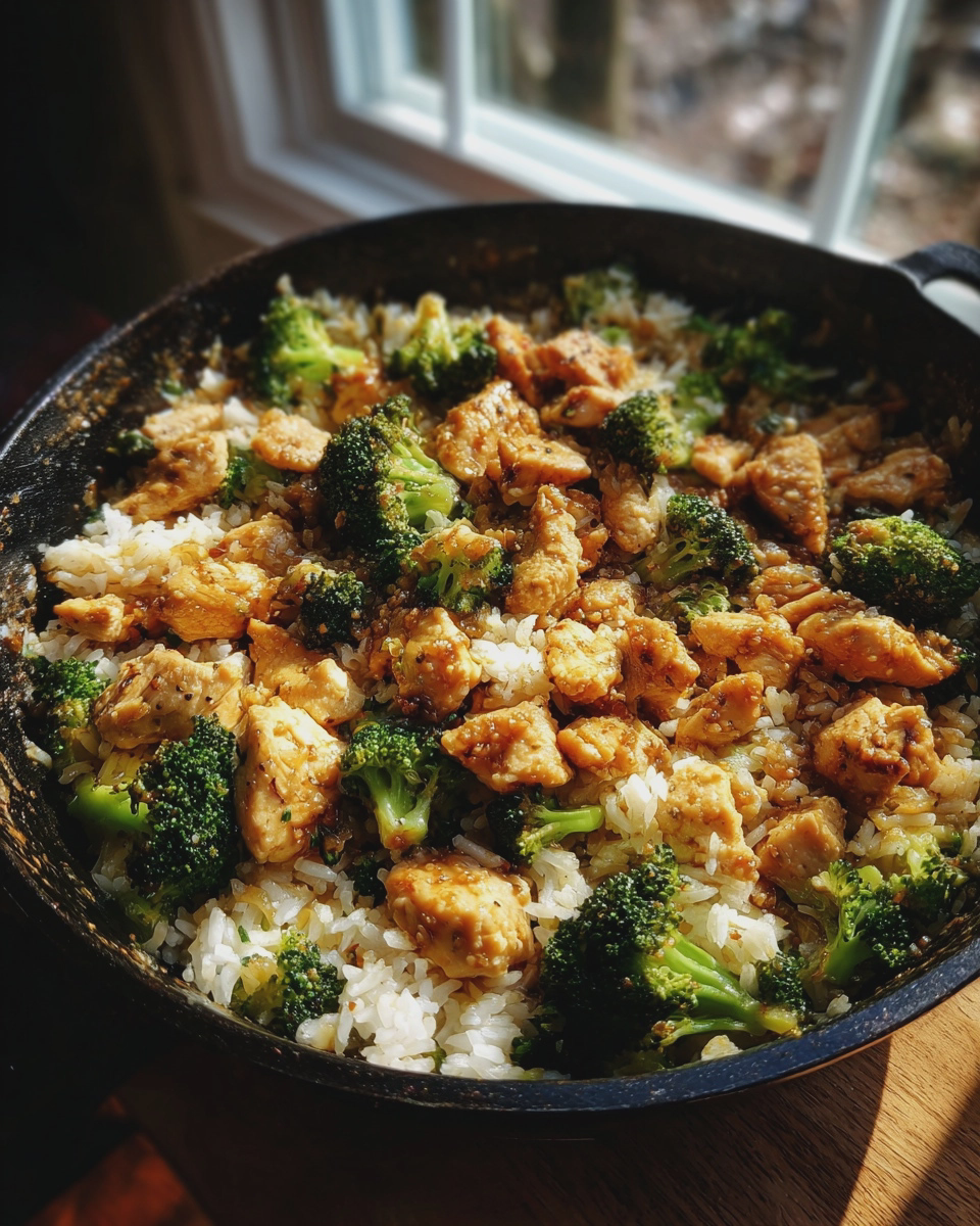 Amazing 30 Minute High Protein Chicken Broccoli Rice Skillet 4 30 minute high protein chicken broccoli rice skillet - detail 1