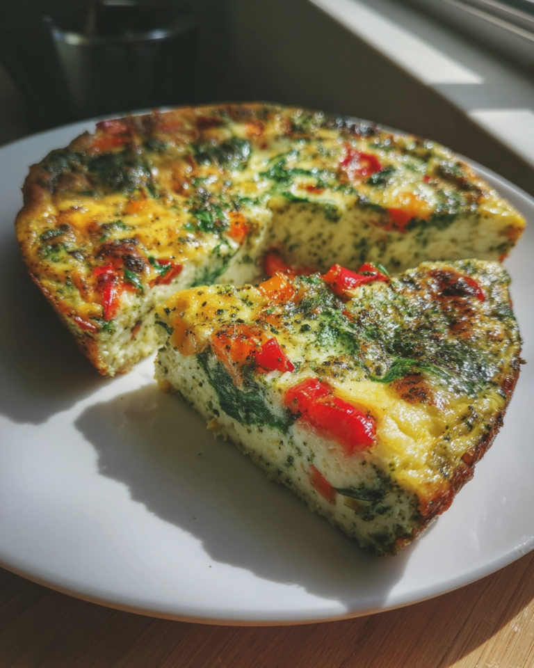 high protein pesto egg white frittata easy recipe
